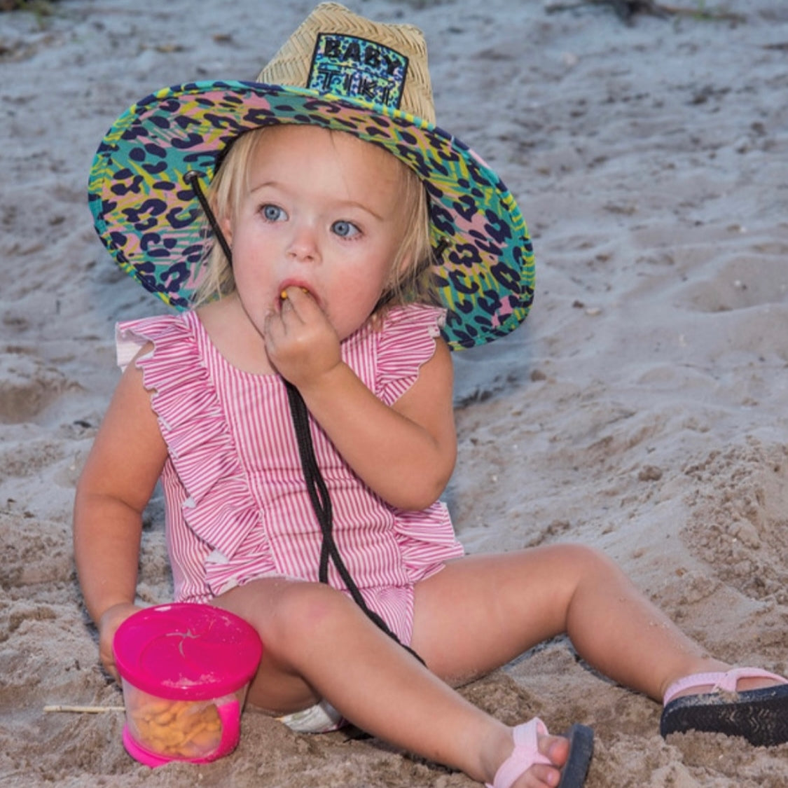 Baby Tiki Wild Thing Toddler Kids Sraw Hat, One Size